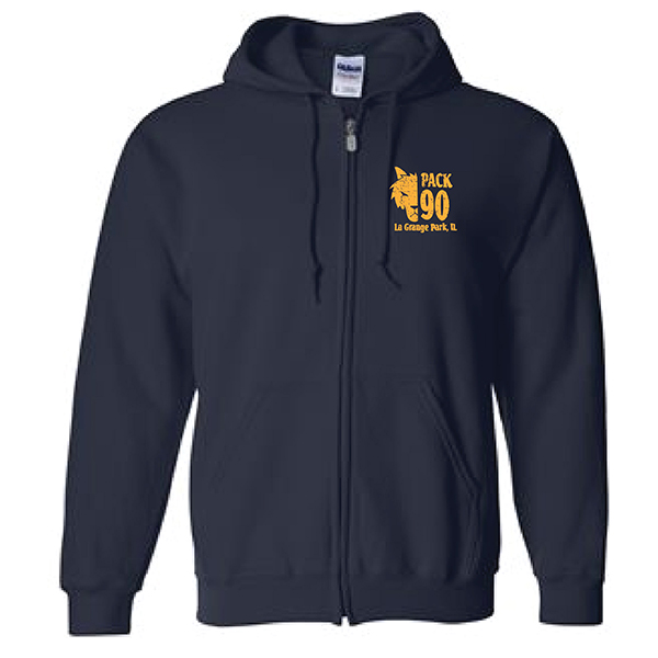 Full Zip Hoodie Sweatshirt - ADULT ONLY