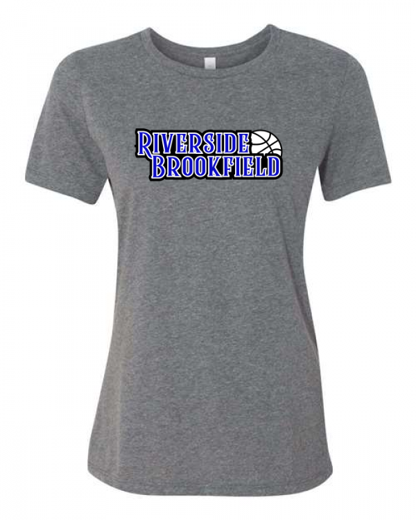 2026 - Womens Relaxed Fit Heather CVC Tee