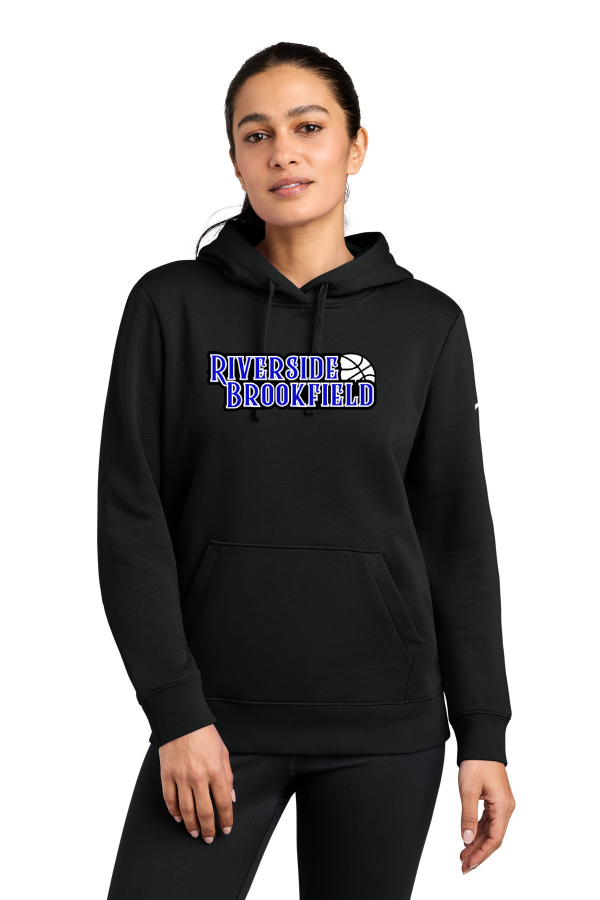 Women s Club Fleece Sleeve Swoosh Pullover Hoodie NKFD9889