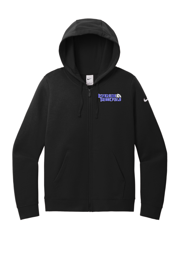 Women s Club Fleece Sleeve Swoosh Full-Zip Hoodie NKFD9890