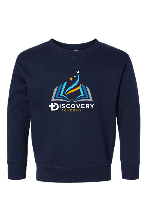 Toddler Fleece Crewneck Sweatshirt Academy logo
