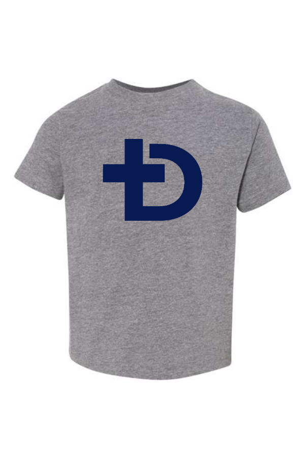 Toddler Fine Jersey Tee- Cross Logo