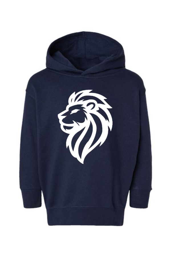 Toddler Pullover Fleece Hoodie-Lion Logo