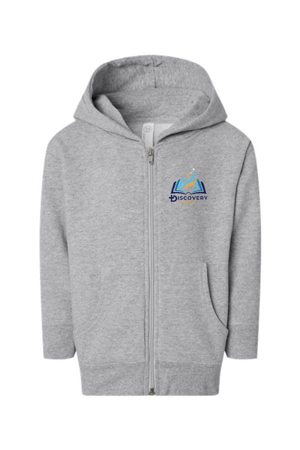 Toddler Full-Zip Fleece Hoodie Sweatshirt Academy Logo