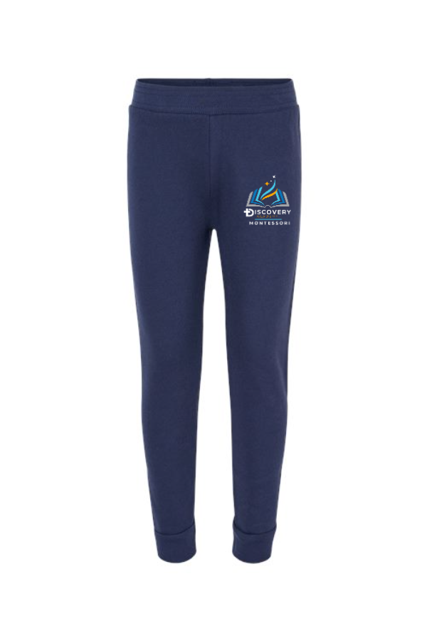 Toddler Sponge Fleece Jogger Sweatpants- Montessori Logo