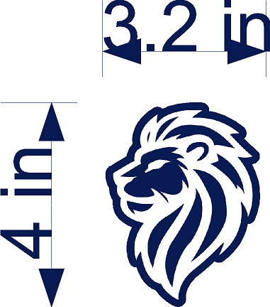 Small Lion Sticker