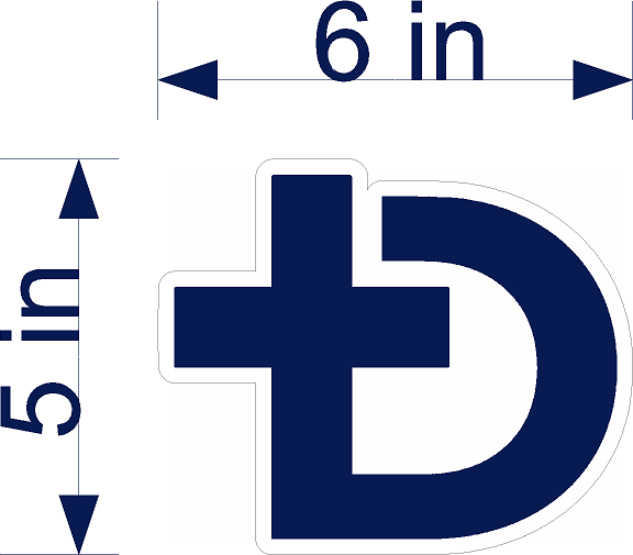 Cross Decal