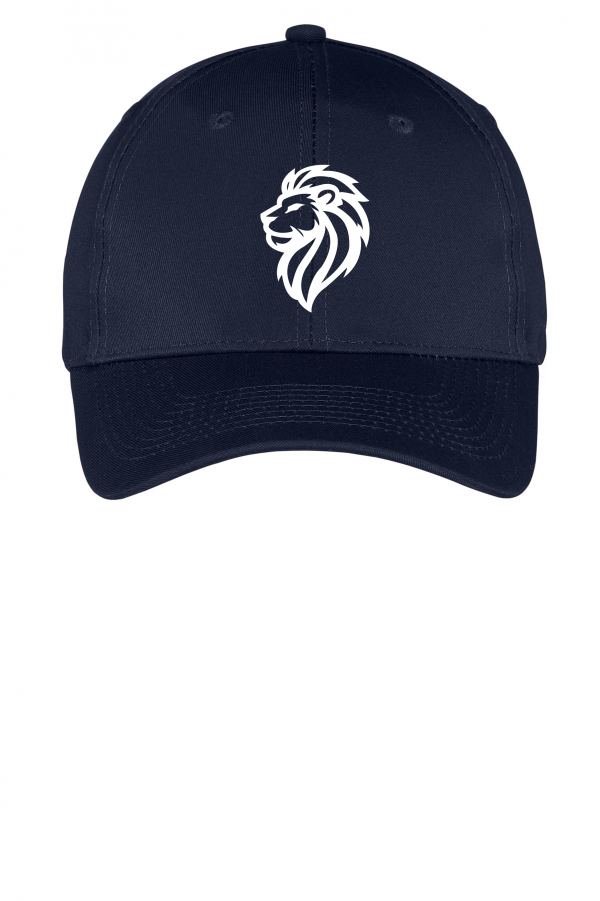 Port & Co Six-Panel Twill Cap- Lion Logo