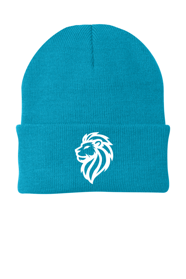 Port & Co Knit Cap- Lion Logo