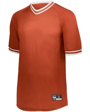 Holloway 221021 Retro V-Neck Baseball Jersey