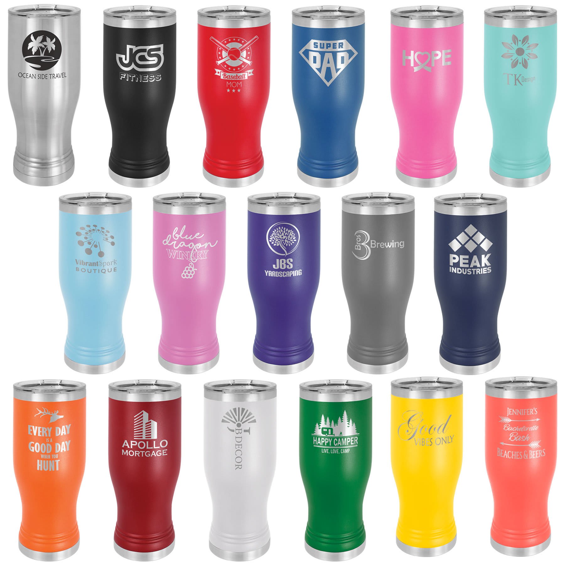 Laser engraved 20 oz Insulated Mug