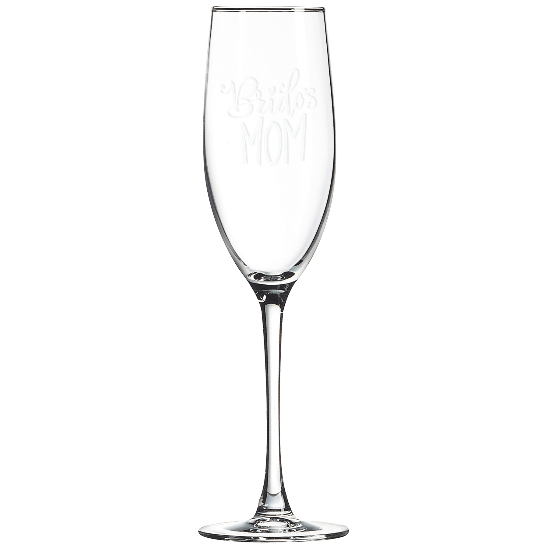 Laser Engraved Champagne Glass