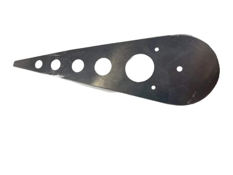 Aluminum Aileron End Rib Template