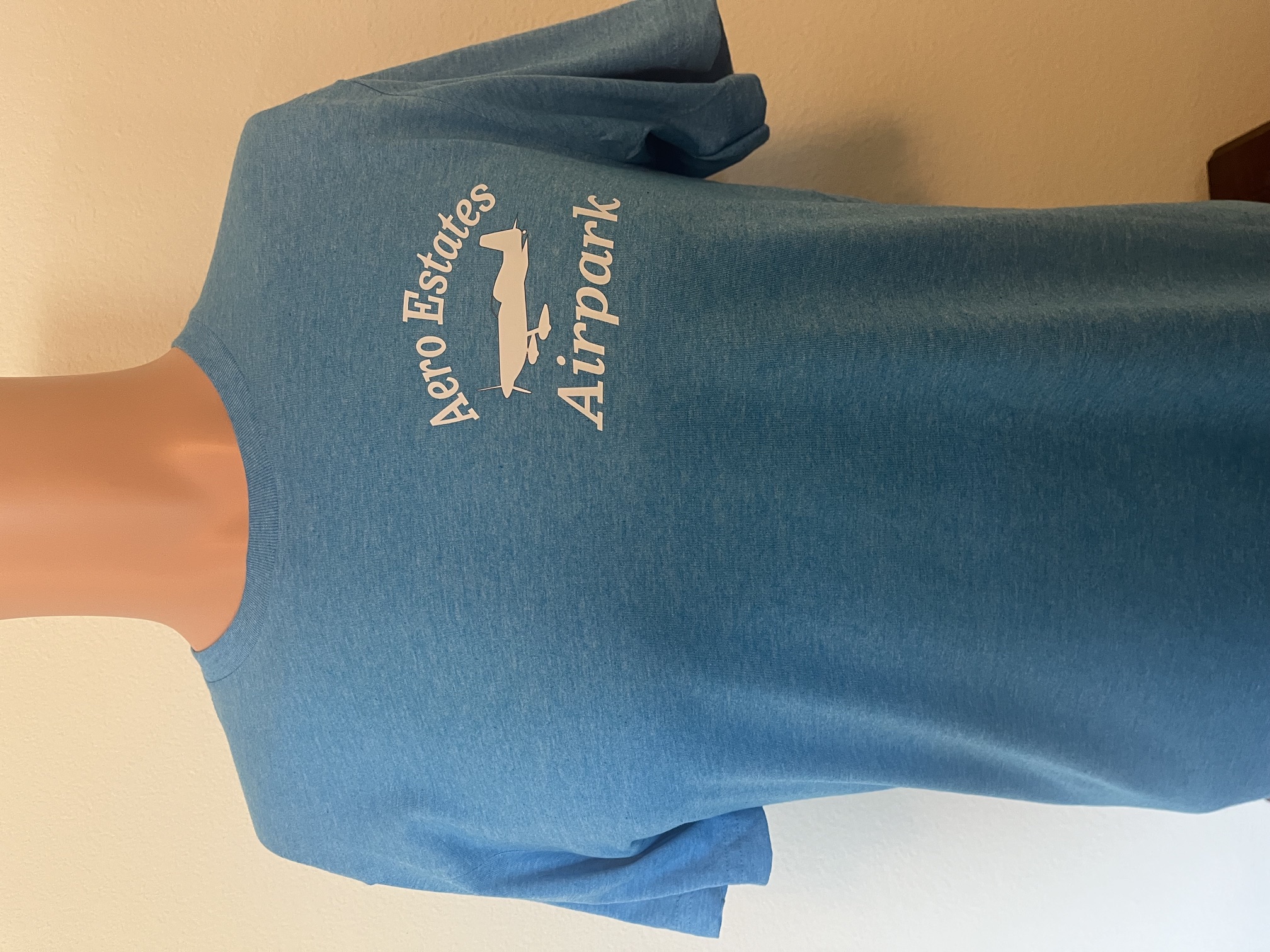 AE Runway Tee Shirt - Heather Saphire