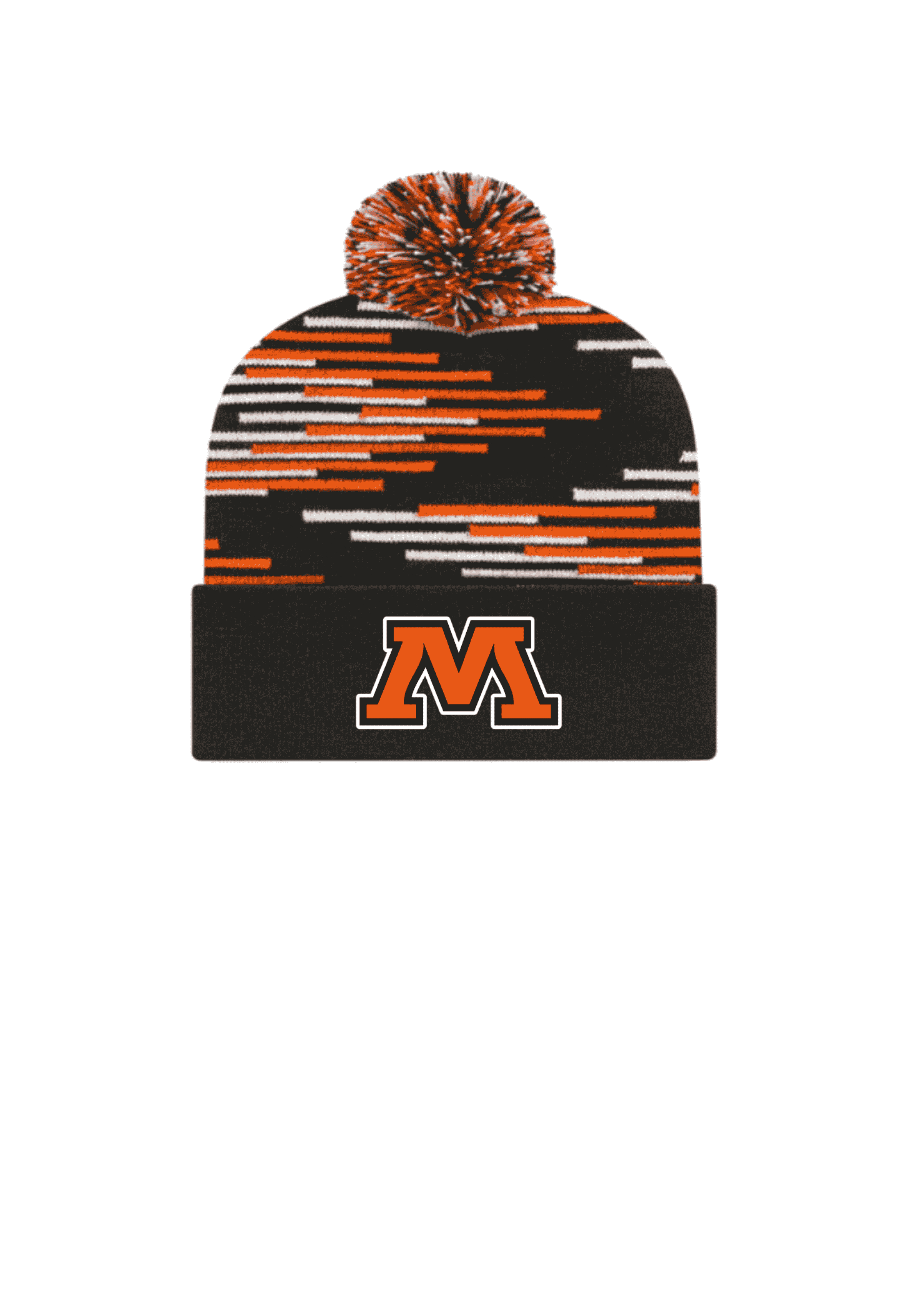 Cap America RKB12 Bar Knit Cap with Cuff
