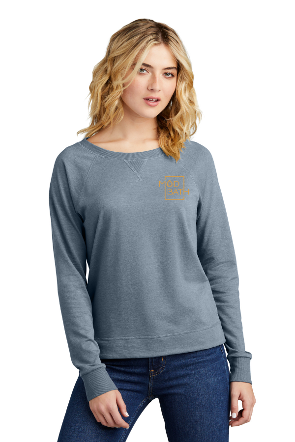 Women s Featherweight French Terry Long Sleeve Crewneck DT672