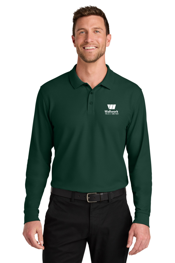Wearever Signature Pique Long Sleeve Polo K200LS