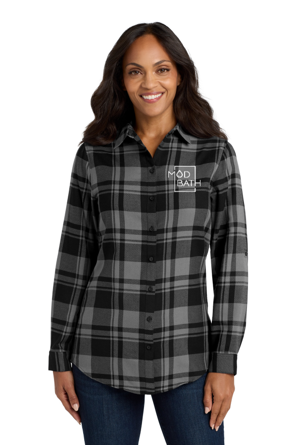 Women s Plaid Flannel Tunic