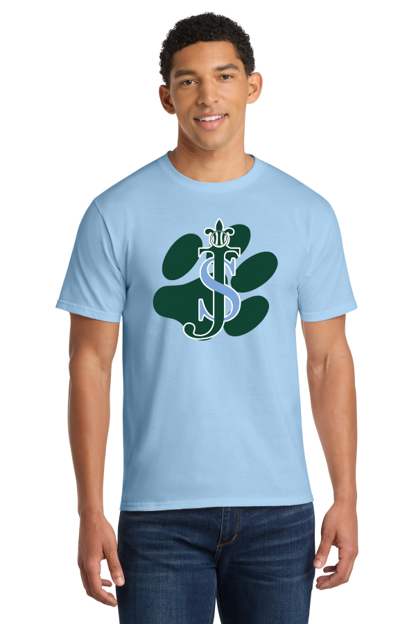 Saint Joseph Paw Adult Port & Co Fan Favorite Tee