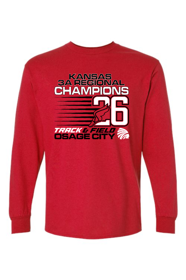 REGIONAL CHAMPS Cotton Long Sleeve T-Shirt