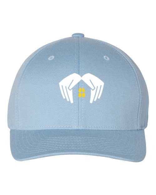 Embroidered Flexfit Cap - Carolina Blue