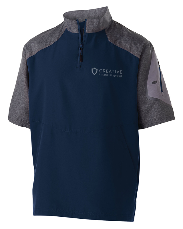 Holloway Unisex Ultra-Lightweight Short-Sleeve Warm-Up Pullover