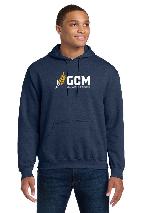 Gildan Heavy Blend Hooded Sweatshirt printed full front