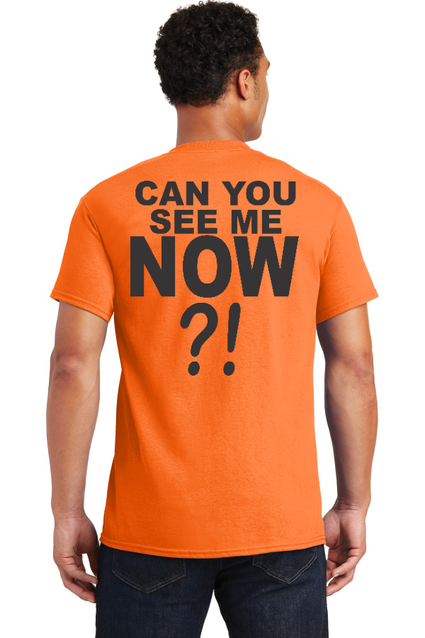 Safety Orange High Visibility Cotton T-Shirt