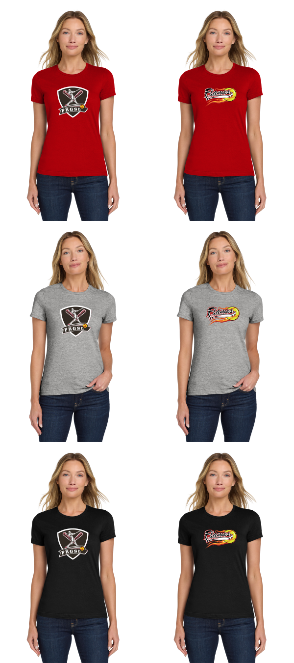 Gildan Softstyle Ladies' T-Shirt printed full front