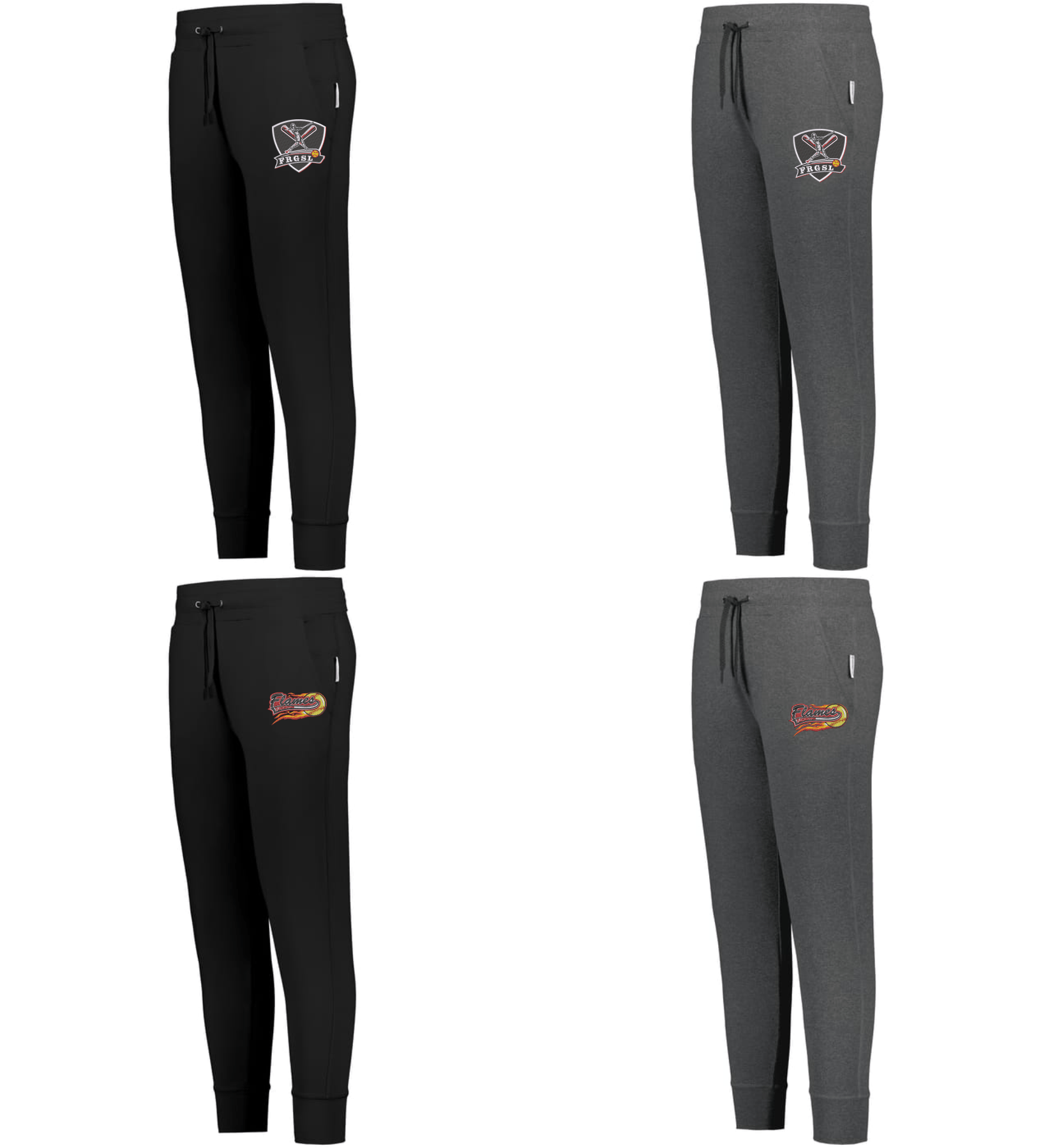 Ladies Ventura Soft Knit Jogger embroidered left leg