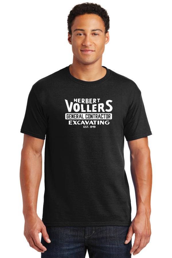 Jerzees - Dri-Power 50/50 Cotton/Poly T-Shirt - Herbert Vollers Retro Design - Printed