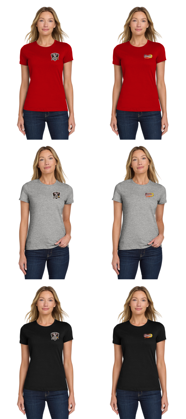 Gildan Softstyle Ladies T-Shirt printed left chest