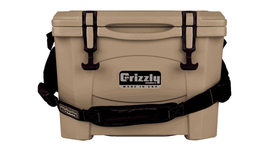 Grizzly 15 Quart Cooler Printed on Lid