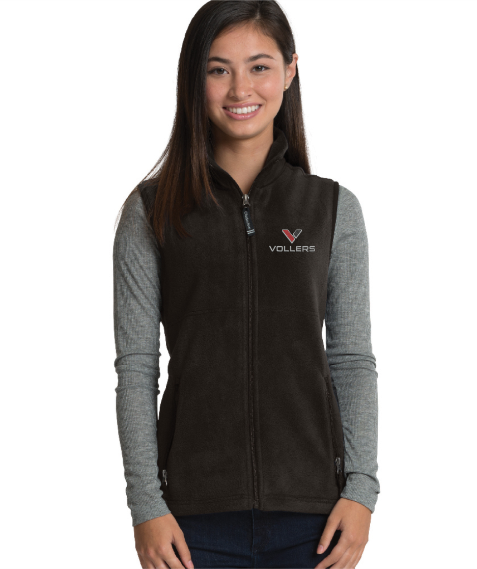 Charles River Womens Ridgeline Fleece Vest Embroidered
