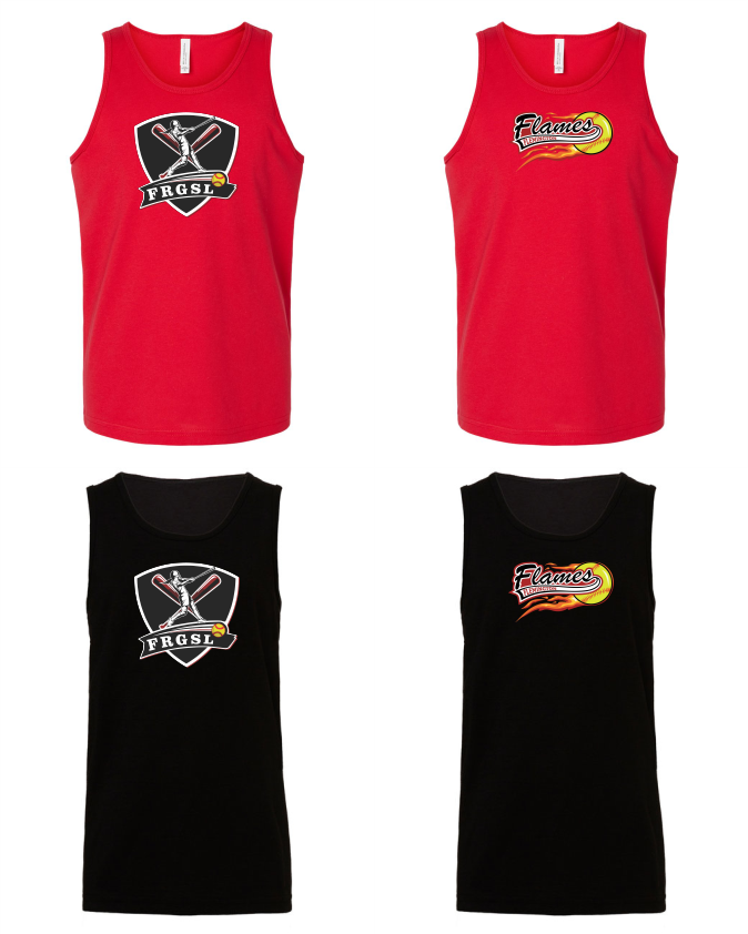 Bella Canvas Youth Jersey Tank printed full front