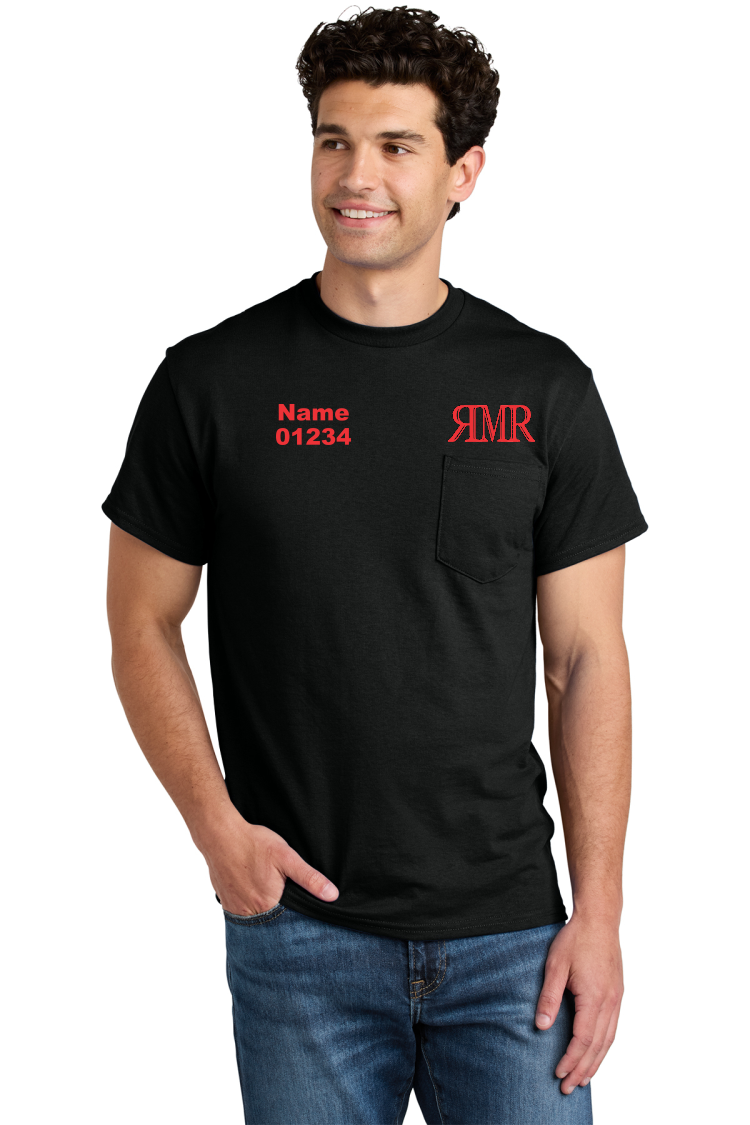 Pocketed Gildan DryBlend 50 Cotton/50 Poly T-Shirt