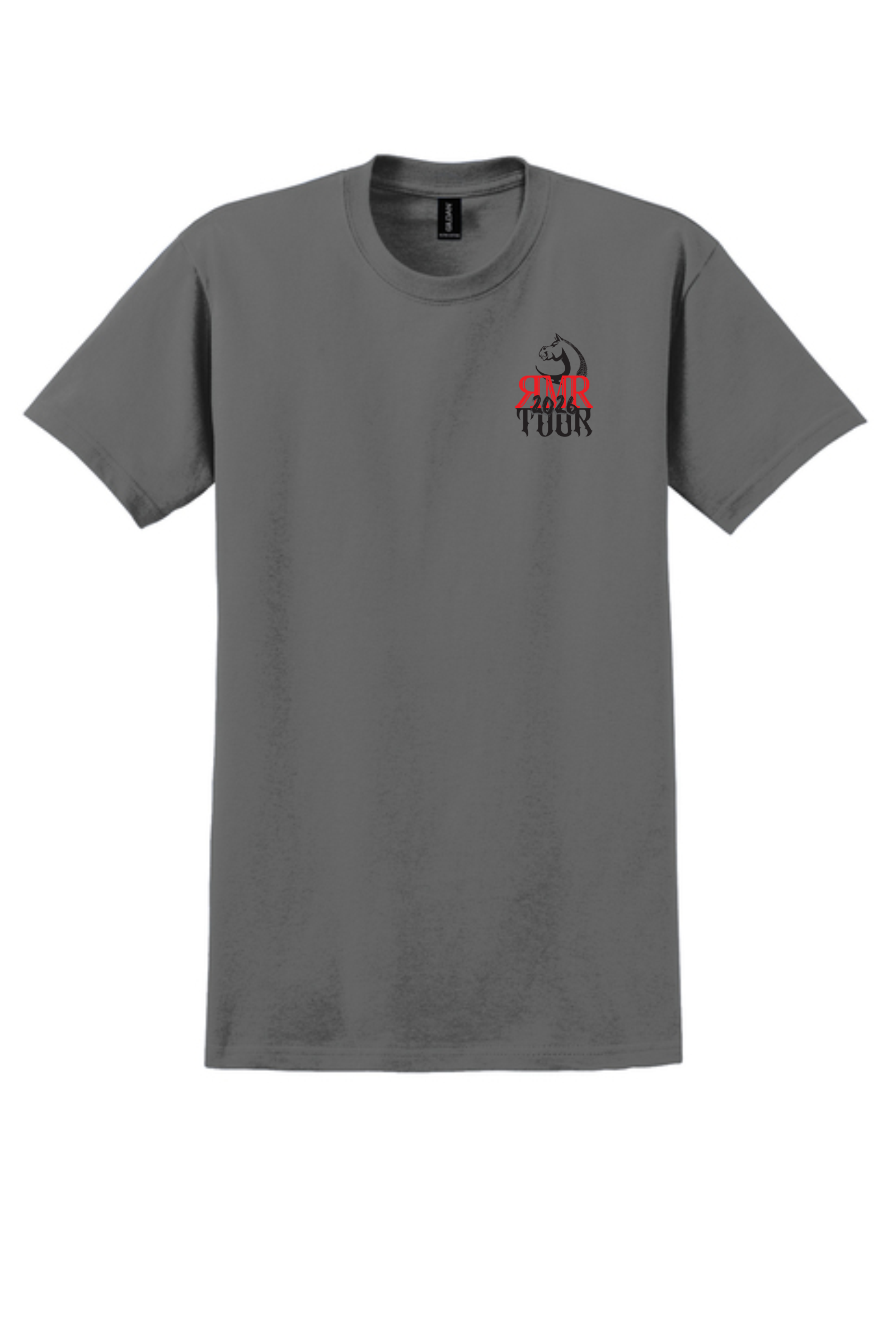 Charcoal Gildan Ultra Cotton 100% US Cotton Tour T-Shirt