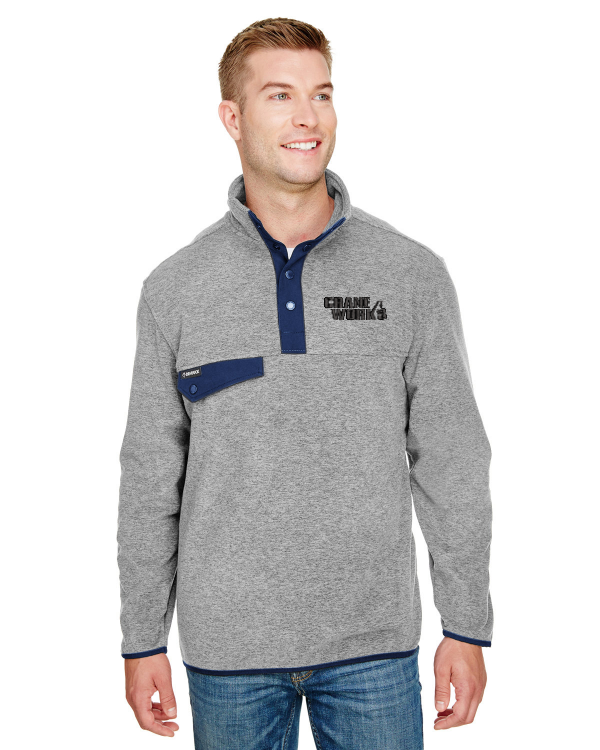 Dri Duck Men's Denali Mountain Fleece Pullover embroidered