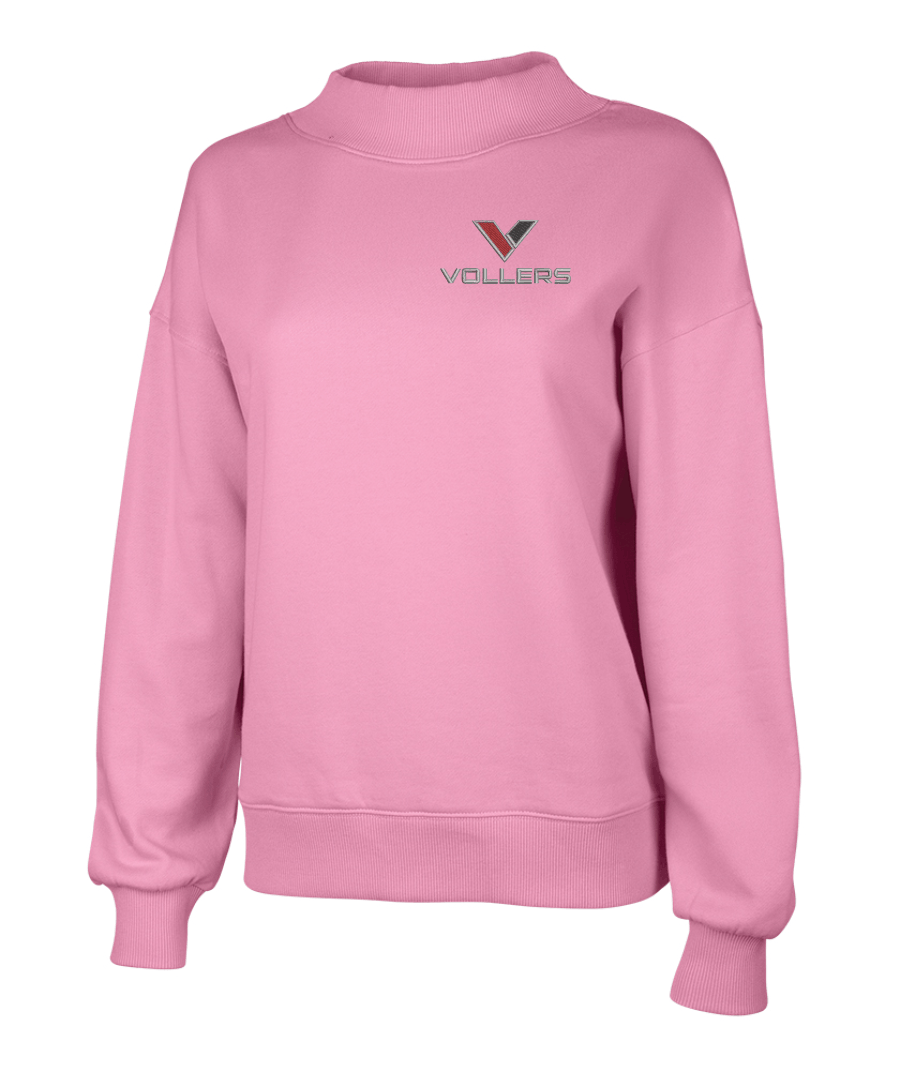 Charles River Womens Willow Mock-Neck Sweatshirt