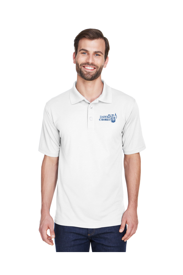UltraClub Men's Cool & Dry Mesh Pique Polo
