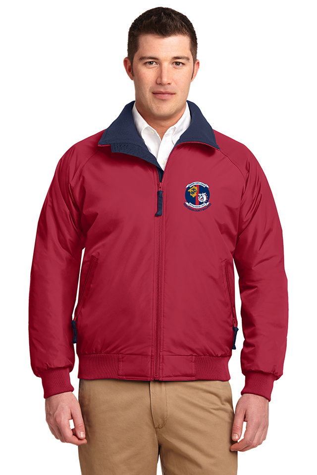 KSSJ754 Red/Navy Challenger Jacket