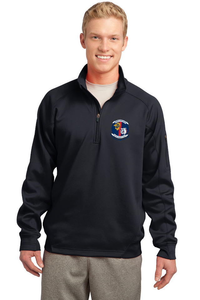 KSSF247 Black Tech Fleece 1/4-Zip Pullover