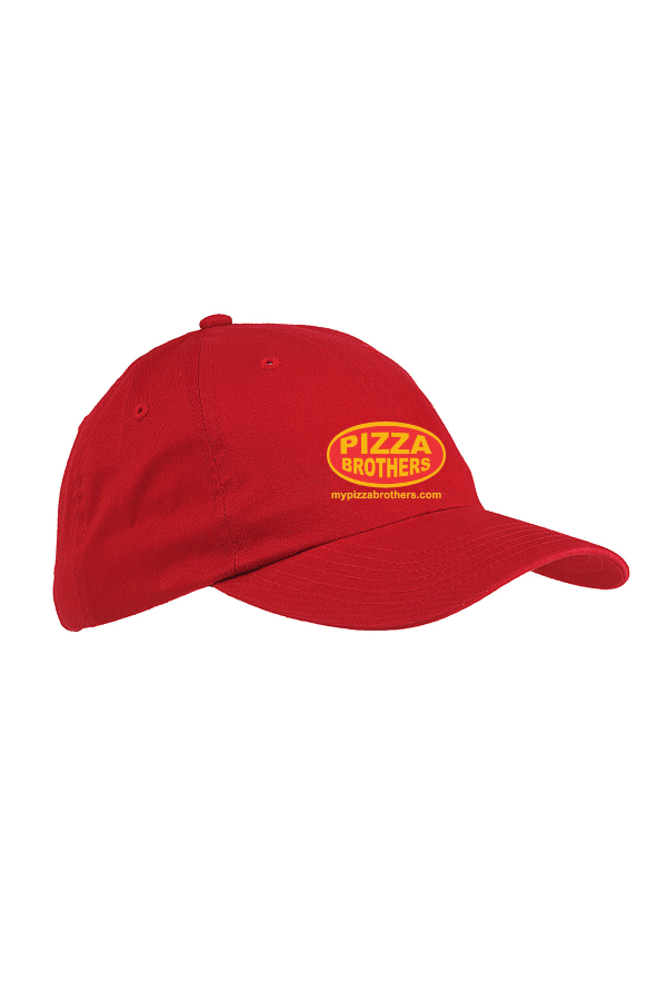6-Panel Brushed Twill Unstructured Cap