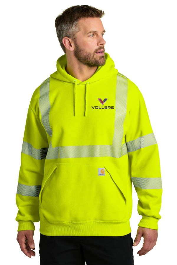 Carhartt ANSI 107 Class 3 Hooded Sweatshirt Embroidered