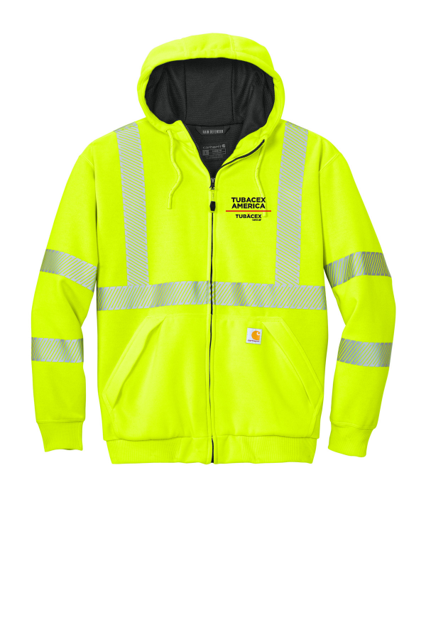 Carhartt ANSI 107 Class 3 Lined Full-Zip Sweatshirt