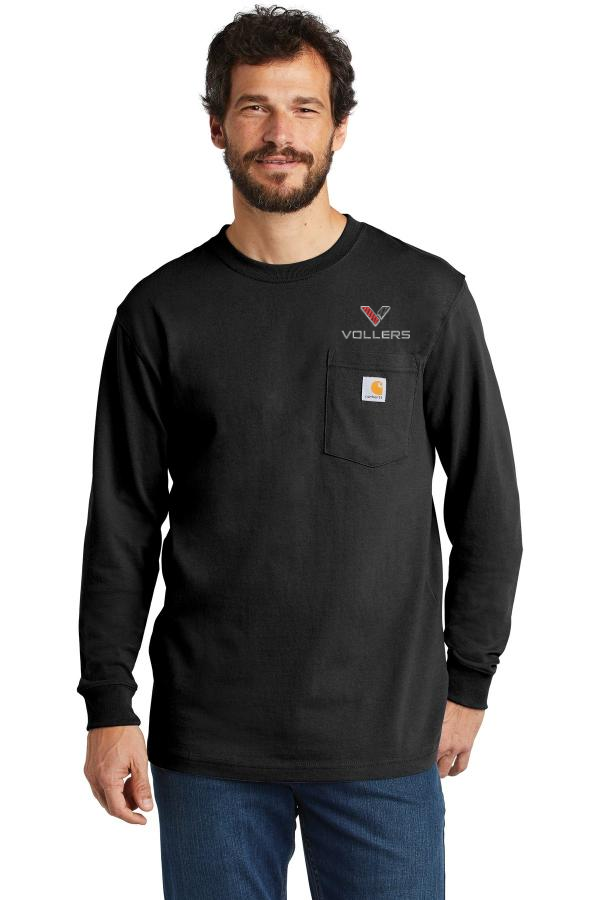 Carhartt Workwear Pocket Long Sleeve T-Shirt Printed Left Chest