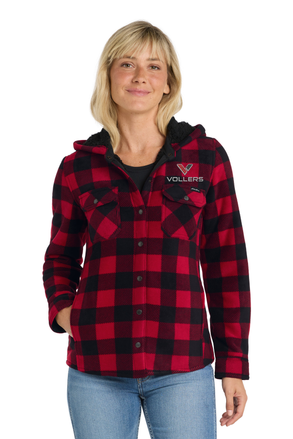 Eddie Bauer Womens Woodland Shirt Jac Embroidered