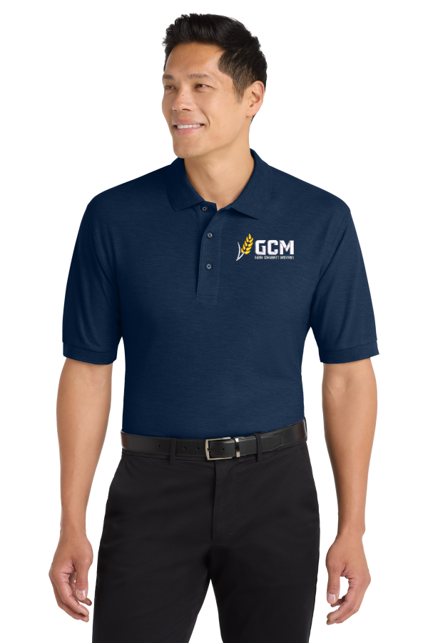 Port Authority Silk Touch Polo embroidered