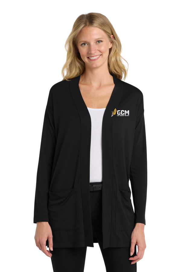 Port Authority Women's Concept Long Pocket Cardigan embroidered