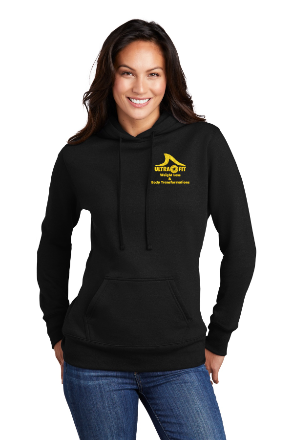 Port & Co Women s Core Fleece Pullover Hooded Sweatshirt